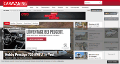 Desktop Screenshot of caravaning.de